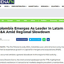 Colombia Emerges As Leader In Latam M&A Amid Regional Slowdown